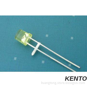 5mm DIP LED Long feet Flat top diffused Yellow LED Diode Ultrabright
